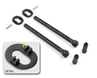 Xray FRONT BODY MOUNT SET +1MM HEIGHT SKU: XR301323