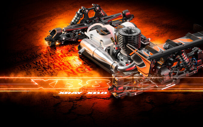 XRAY XB8'24 - 1/8 LUXURY NITRO OFF-ROAD CAR XR350019