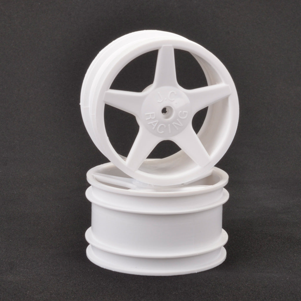 JC Racing 5 SPOKE 2.2 REAR WHITE WHEEL XLS,PC PR SKU: CR681