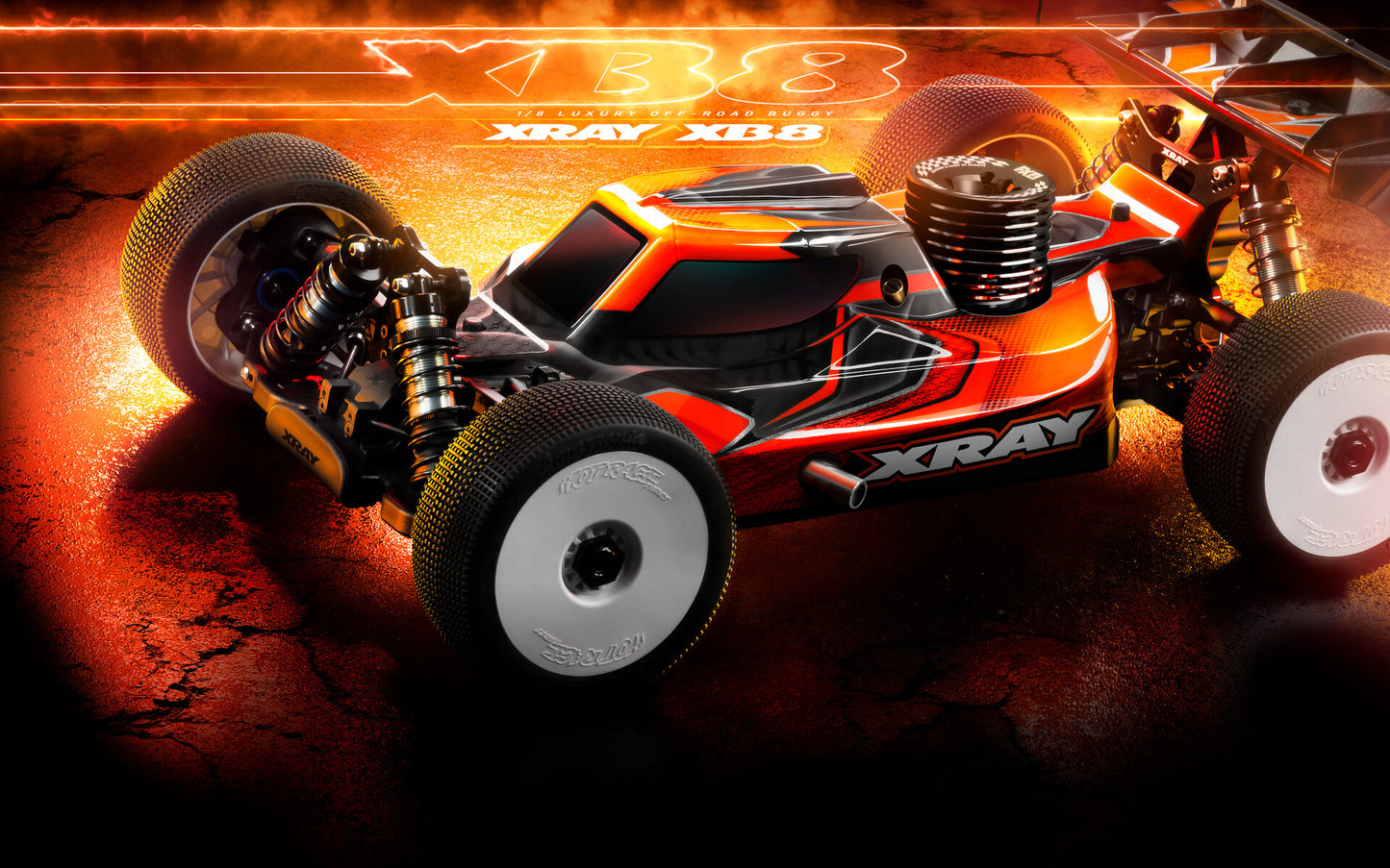 XRAY XB8'24 - 1/8 LUXURY NITRO OFF-ROAD CAR XR350019