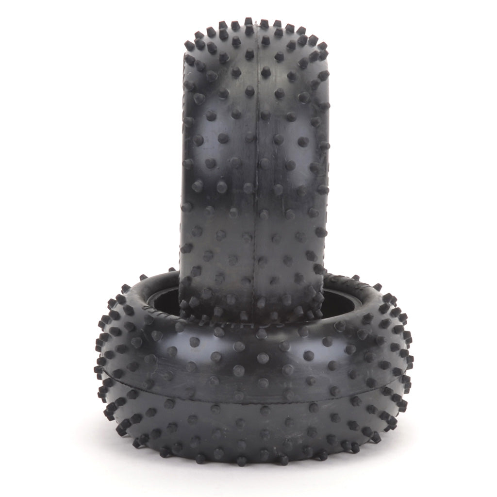 SCHUMACHER Mini Spike 2 - Pneus arrières 4x4/4x2 Gomme Silver ref U6763 SCHUMACHER Mini Spike 2 - Pneus arrières 4x4/4x2 Gomme Silver ref U6763