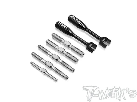 T-Work's Titanium Turnbuckle Set (For Infinity IFB8) SKU: TB-330 64