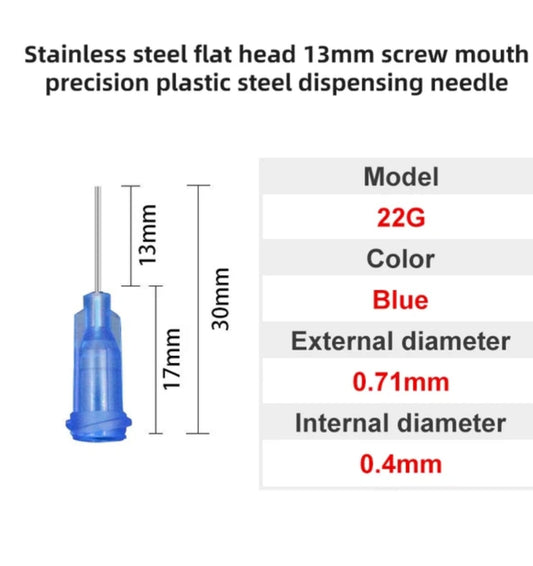 Metal super glue nozzles - pack of 10