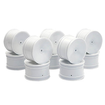 CENTRO 12MM HEX PAIR WHITE REAR WHEELS 2WD and 4WD