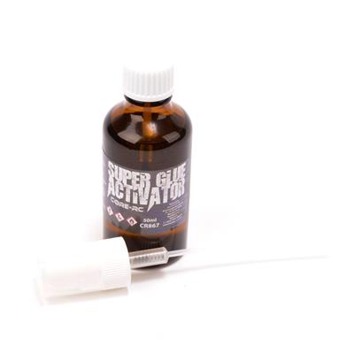 CORE-RC Super Glue Activator 50ml - Glass Bottle + Atomiser SKU: CR867