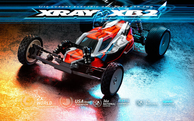 XRAY XB2D'23 - 2WD 1/10 ELECTRIC OFF-ROAD CAR - DIRT EDITION XR320014