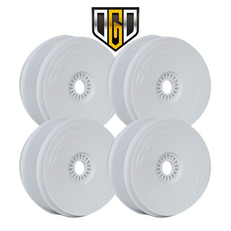 OGO-WV2 OGO 1/8th Buggy White Wheels 4pcs V2