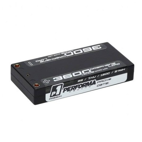 PA9304 Performa Racing Graphene Lipo SHORTY 3600 ULCG 7.4V 120C- BRCA