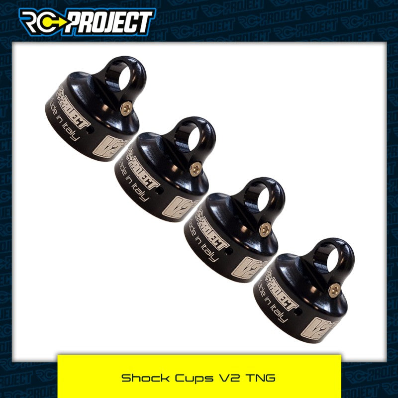 RCPJ-SWZ-012V2 RC-Project Aluminium Shock Caps V2 TNG - SWORKz S35-4/Evo