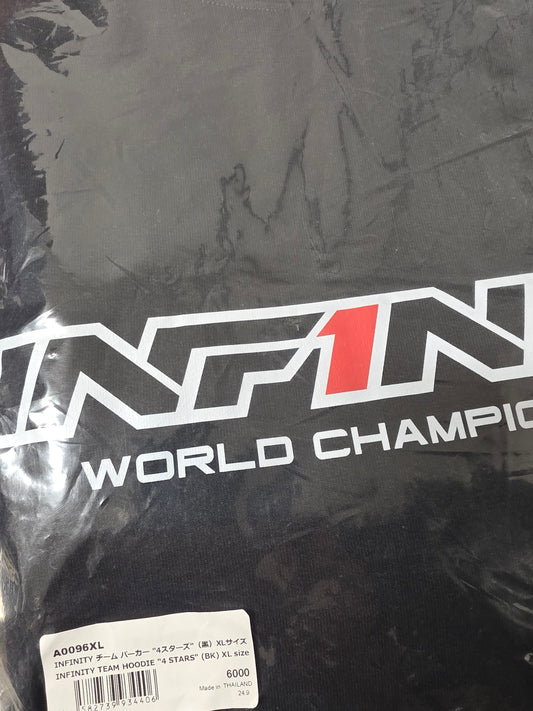 INF1NITY TEAM HOODY "4 STARS" (BK) XL size