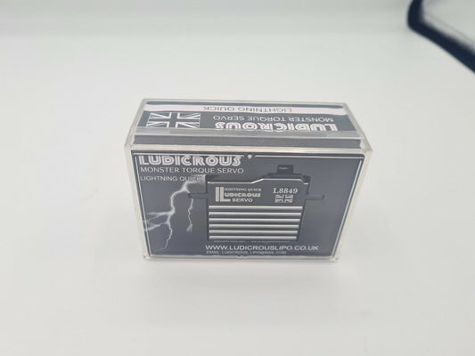 L8849 LUDICROUS HV 49kg Brushless steering servo. Full metal case