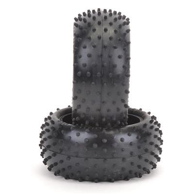 Schumacher MINI SPIKE 2; REAR TYRES - YELLOW (PR) SKU: U6558